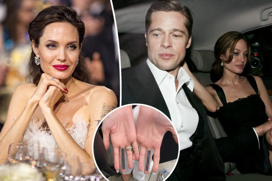 'Dedikim' për Brad Pitt? Angelina Jolie bën tatuazh në dy gishtat e mesit