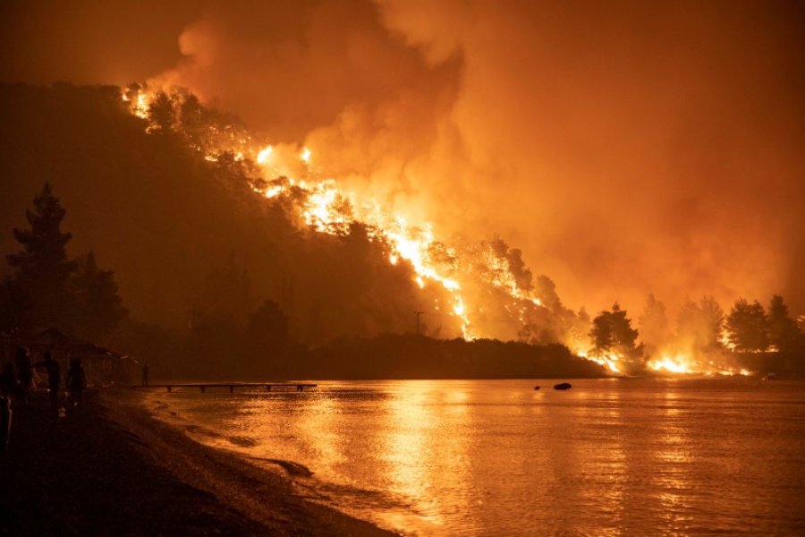 Ngrihet sërish alarmi në Evros të Greqisë, të tjera vatra zjarri rrezikojë fshatin pranë