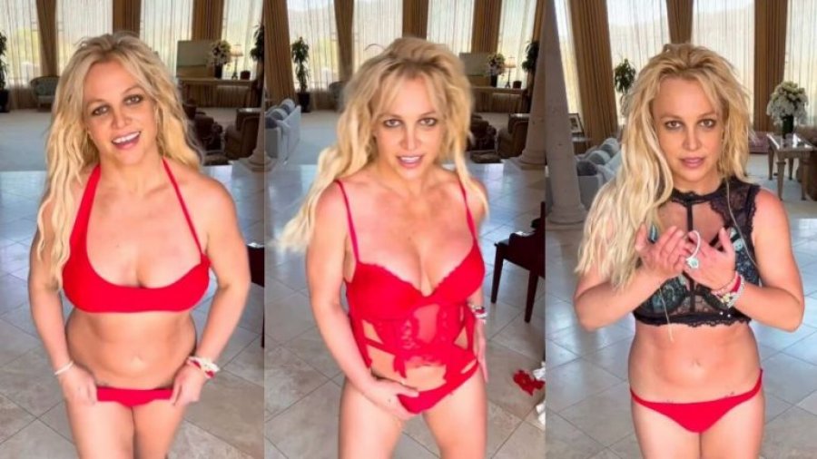 Britney Spears nuk ndalet, pas divorcit nga Sam Asghari kërcen me të brendshme në Instagram