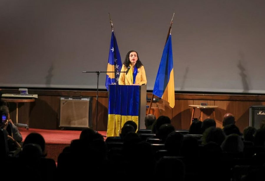 Vjosa Osmani pret që Ukraina të marrë vendim 'të guximshëm' për Kosovën