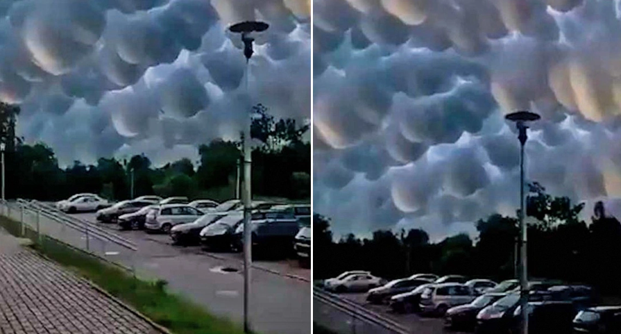 Fenomen i pazakontë në qiell, format e reve shkaktuan panik në Kinë – VIDEO