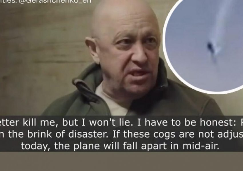 Intervista e Prigozhinit ku  përmend edhe vdekjen: Aeroplani do të shpërthej në ajër  