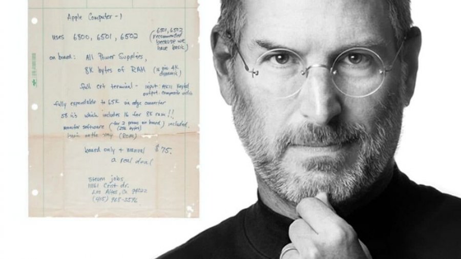 Shënimi i Steve Jobs thyen parashikimet dhe shitet për një shifër rekord