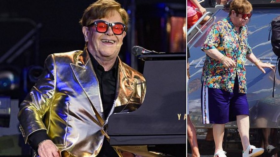 Elton John e kalon natën në spital