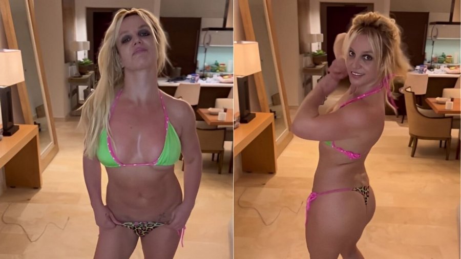 Me rroba banje leopard dhe shumë provokuese, Britney Spears i tregon ish-bashkëshortit çfarë ka humbur