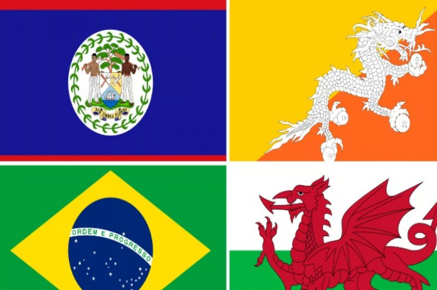 Pesë flamujt më të veçantë në botë