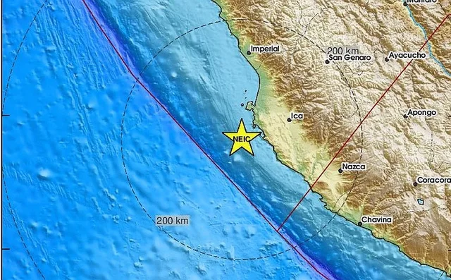 Një tërmet i fortë godet Perunë