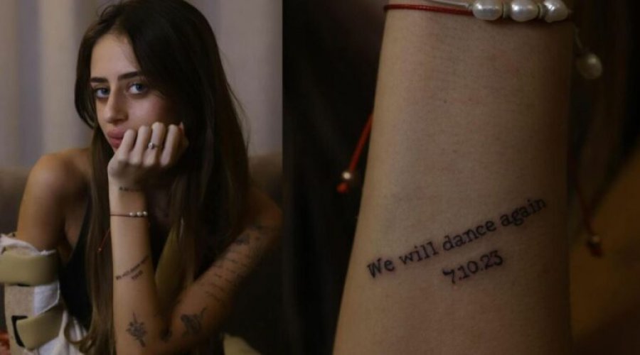 U mbaj peng nga Hamasi, tatuazhi prekës i 21-vjeçares Mia për masakrën e 7 tetorit