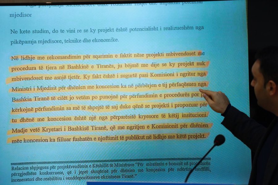Këlliçi nxjerr dokumentet: Inceneratori i Tiranës,' një prej përparësive kryesore' - e thotë vetë Lefter Koka!