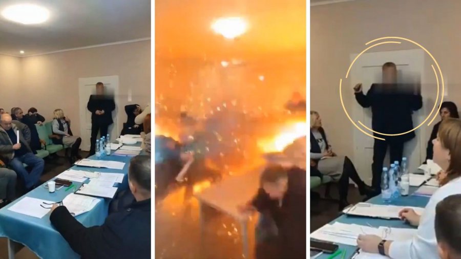 VIDEO/ Kasaphanë në mbledhjen e këshillit bashkiak, politikani hedh 3 granata