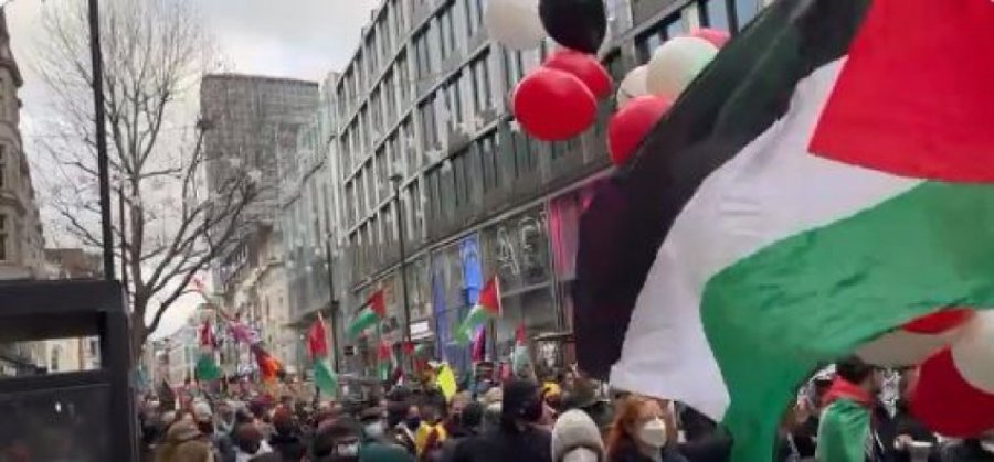 Londër: Përmes protestes kërkohet bojkotimi i markave ‘të lidhura me Izraelin’