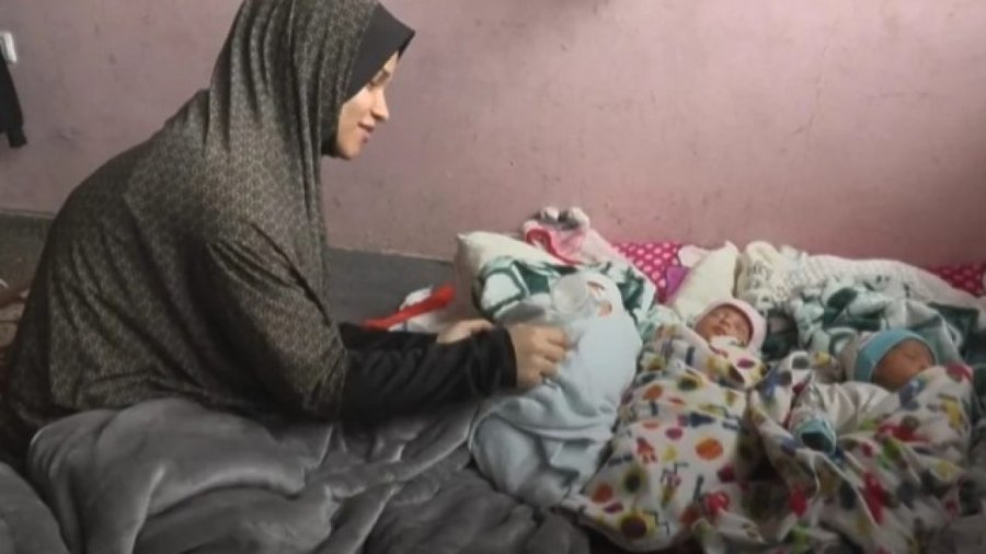 Palestinezja shtatzënë eci me orë të tëra për të shmangur sulmet e IDF-së, lindi katërnjakë