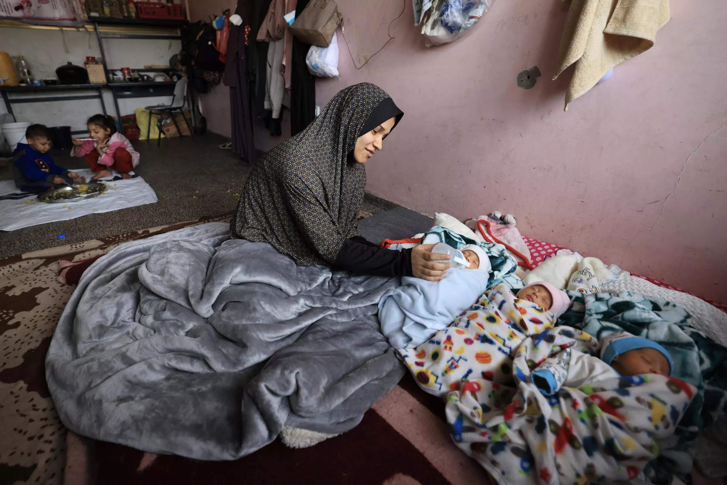 Katërnjakët e lindur mes luftës në Gaza