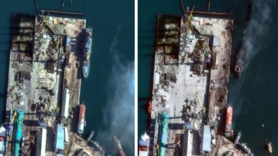 A është kjo hakmarrja ruse për sulmin ukrainas ndaj anijes Novocherkassk ?
