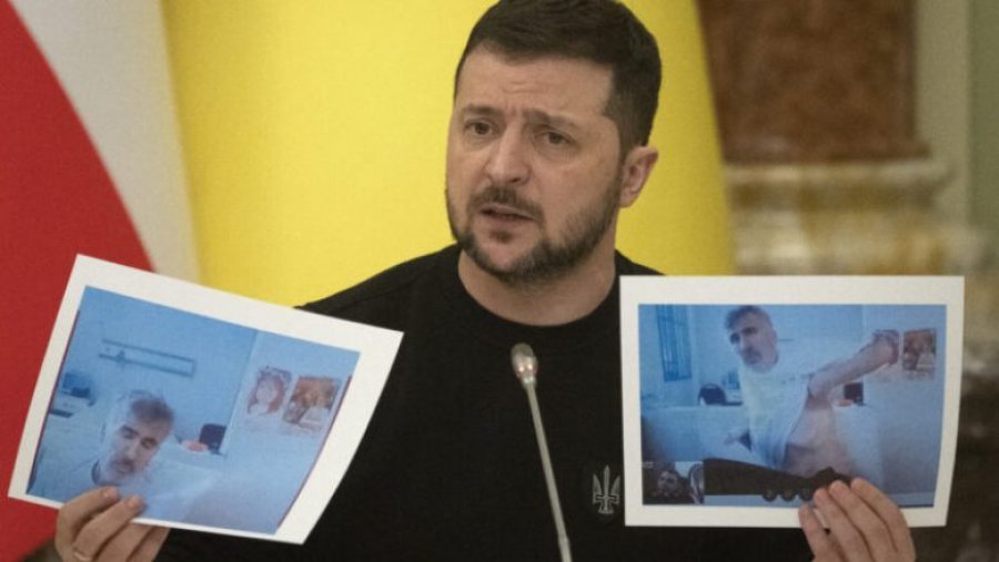 Humbi 47 kg në burg, Zelesnky publikoi imazhe rrëqethëse të ish-presidentit gjeorgjian