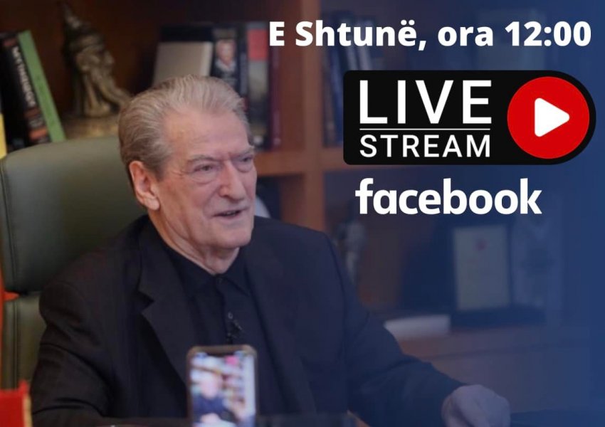 LIVE/ Kryetari i PD, Sali Berisha, bashkëbisedim live me qytetarët në Facebook