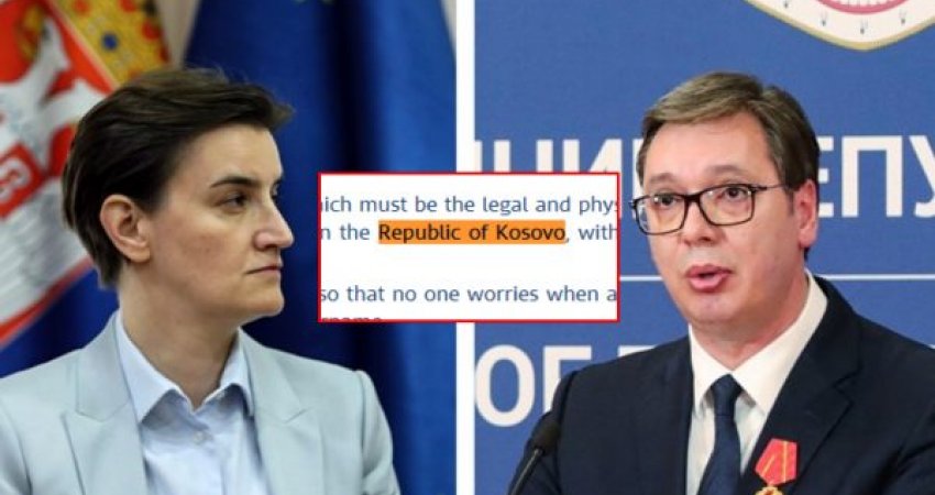 Qeveria e Serbisë e 'njeh' Kosovën, i referohet zyrtarisht si Republika e Kosovës