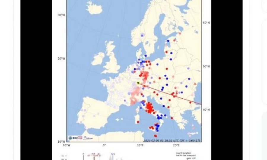 Si u përhap vala sizmike në të gjithë Evropën pas tërmetit katastrofik në Turqi?