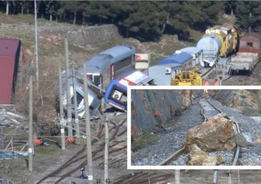 Pamjet që tregojnë fuqinë e tërmeteve në Turqi, 6 trena dolën nga shinat