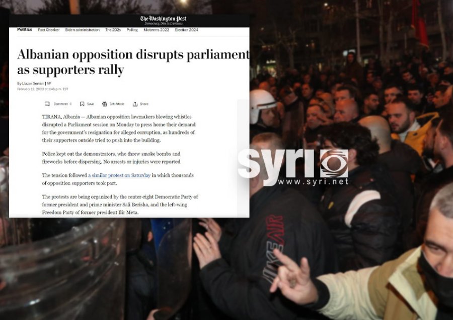 ‘Populli do të flasë’/ Washington Post shkruan për protestën e sotme të opozitës