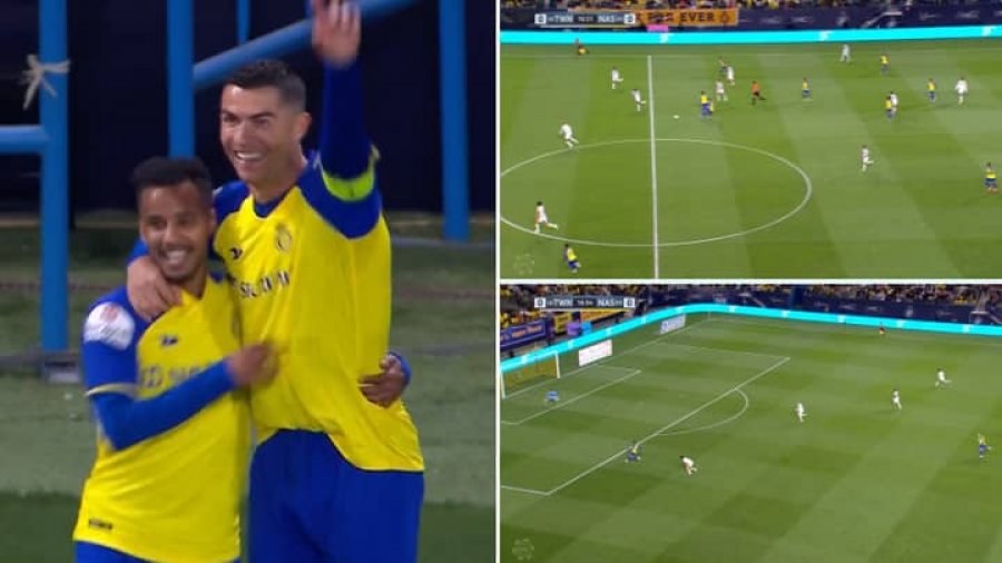 VIDEO/ Ronaldo bëhet sërish protagonist në Arabi, dhuron dy asiste dhe i jep kreun Al-Nassr