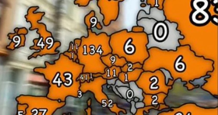 Kjo është harta që zbulon numrin e miliarderëve në vendet evropiane