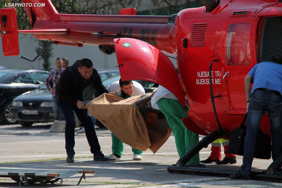 U rrëzua aksidentalisht, niset urgjent me helikopter drejtë spitalit ushtarak një person nga Peshkopia