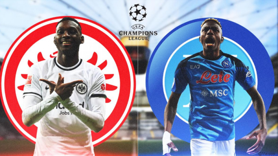 Champions League/ Eintracht Frankfurt-Napoli, formacionet zyrtare