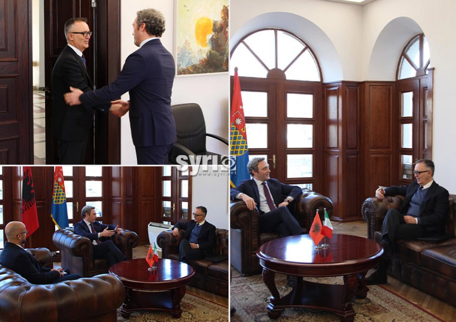 Spahia takim me ambasadorin italian: Bashkëpunimi dhe zhvillimi i projekteve të reja fokusi kryesor