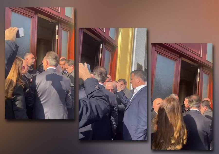 VIDEO/ Momente nga debati në hyrje të Kuvendit, Garda u ndalon hyrjen deputetëve të PD