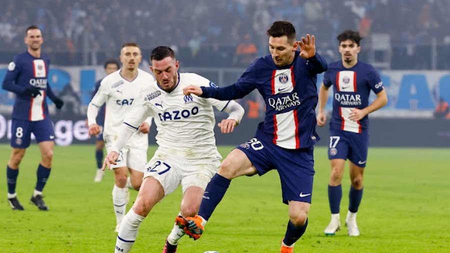 PSG triumfon në klasiken e futbollit francez me Marseille, shkëputet në krye të renditjes