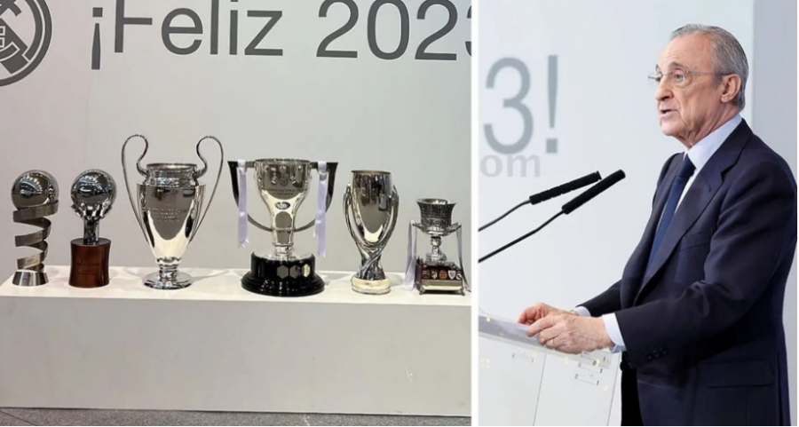 Real Madrid organizon një darkë për Vitin e Ri me ekipin, Perez mban fjalimin prekës