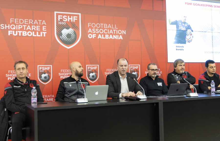 VIDEO+FOTO/ Seminari i FSHF, trajnerët e portierëve testojnë metodologjitë e reja të stërvitjes