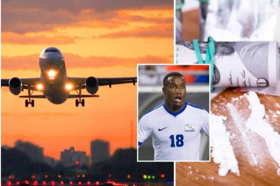 Histori si nëpër filma/ Futbollisti dhe partnerja e tij kapen në aeroport me 100 kilogramë kokainë