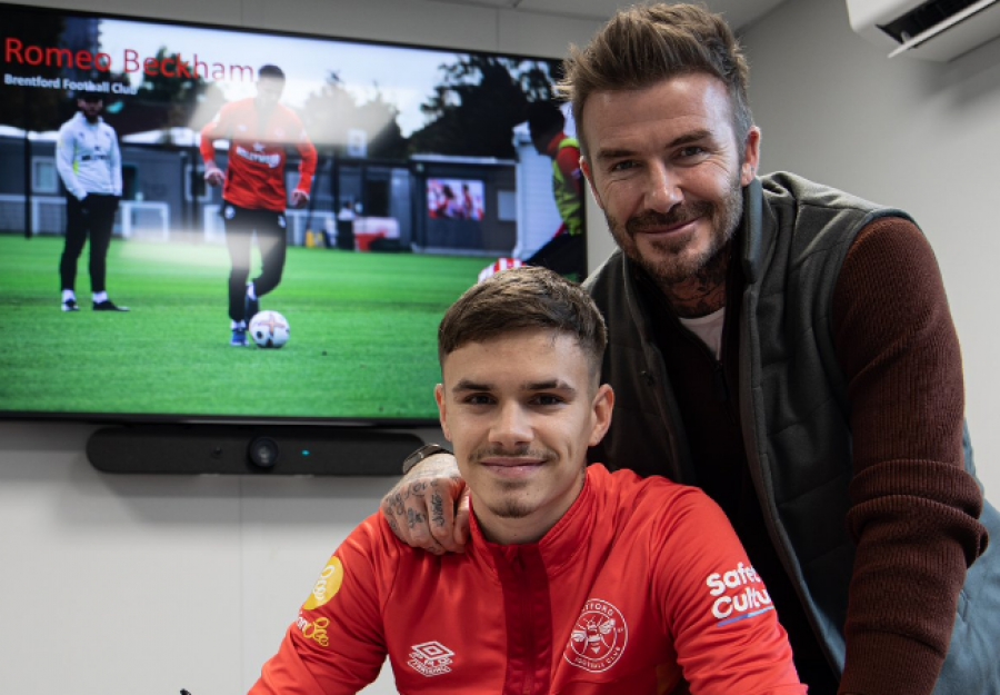 Ndjek hapat e babait të tij/ Djali i David Beckham nënshkruan me klubin ku luan portieri i Kombëtares shqiptare
