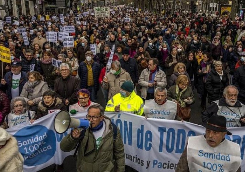 Në Spanjë qytetarët nisin protesta për kushte më të mira pune