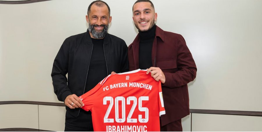 Ibrahimovici shqiptar rinovon kontratën me Bayernin, Salihamdzic: Tani do luajë me profesionistët