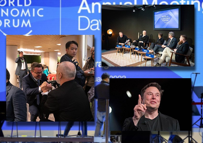 Elon Musk dhe gazetarja e njohur: Në Davos, masturbues të korruptuar