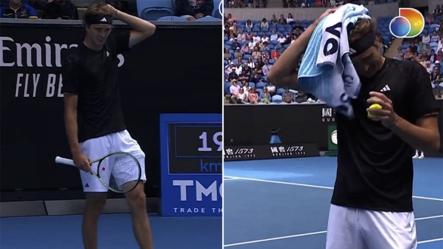 VIDEO/ Zogu i bën glasën në kokë, por nuk i sjell fat tenistit