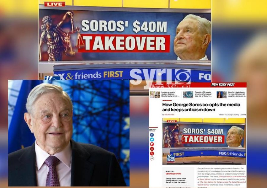 Si ndikon Soros në media me qëllim eliminimin e kritikave kundër tij