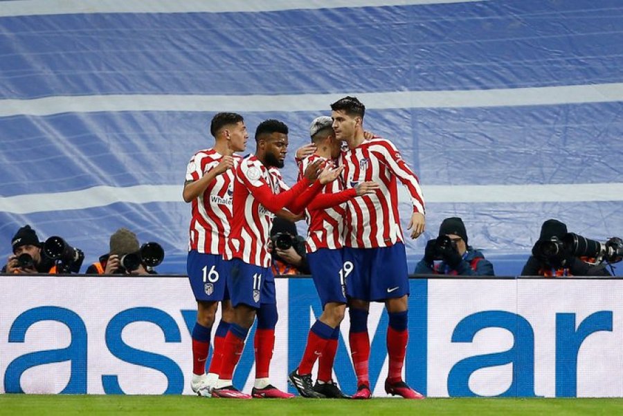 Çerekfinalja e Kupës së Mbretit/ Përfundon pjesa e parë e Real-Atletico, Morata ndëshkon 'Los Blancos'