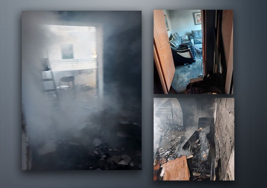 FOTO/ Pamje të trishta pas zjarrit që përfshiu një apartament në Berat