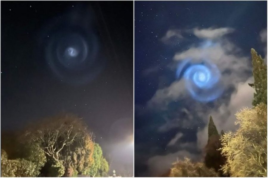 Spiralja misterioze blu në qiellin e Hawaiit, agjensia japoneze hapsinore ka një shpjegim për këtë