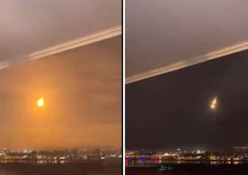 VIDEO/ Momenti kur meteori bie në tokë dhe e kthen natën në ditë