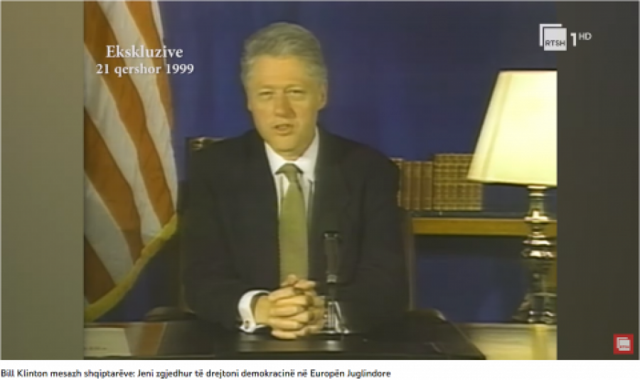 Teknikë manipulative me Klinton e 1999-ës: Jeni zgjedhur të drejtoni demokracinë në Europën Juglindore!