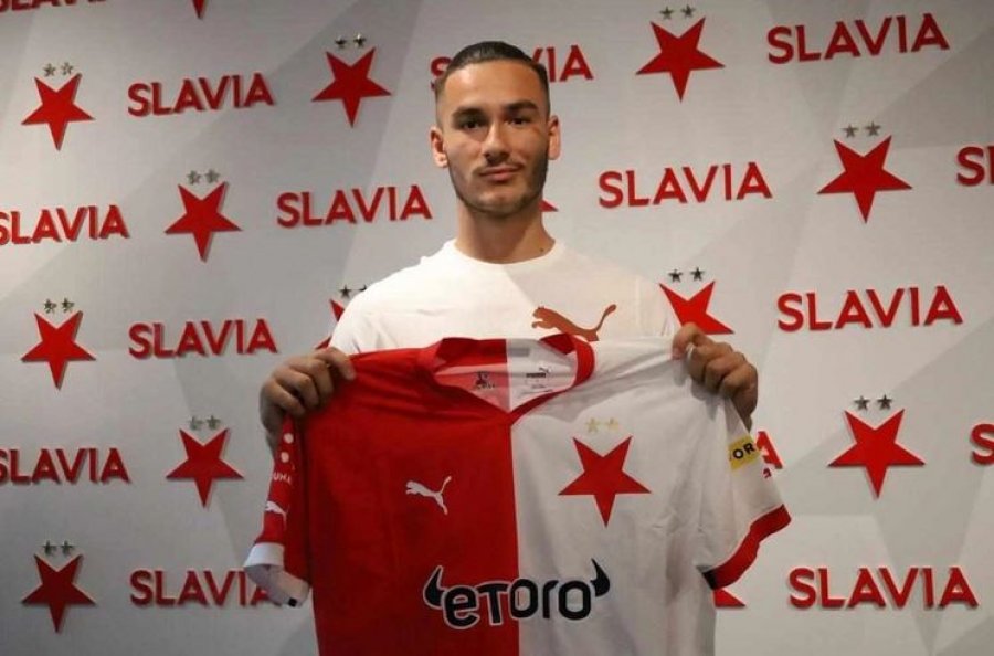 Hap i madh në karrierë, talenti shqiptar prezantohet te Slavia e Pragës 