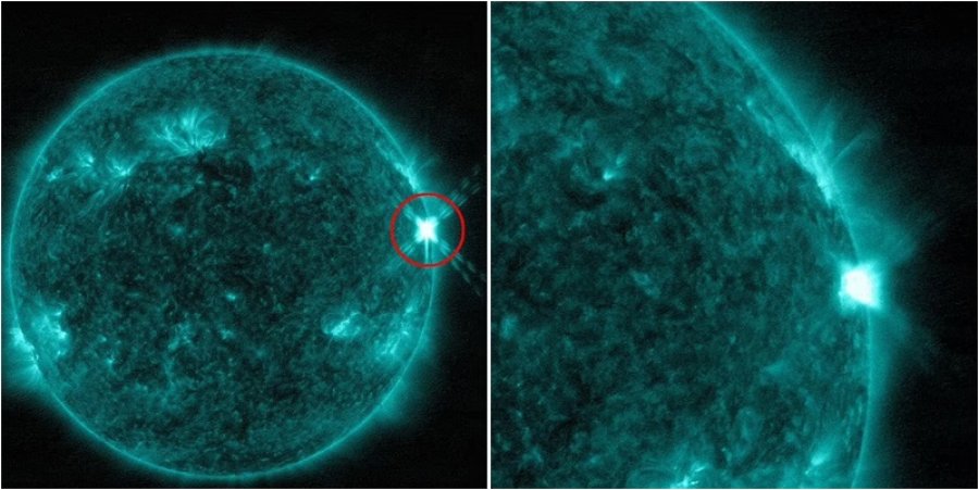 NASA publikon fotot e shpërthimit të madh në Diell