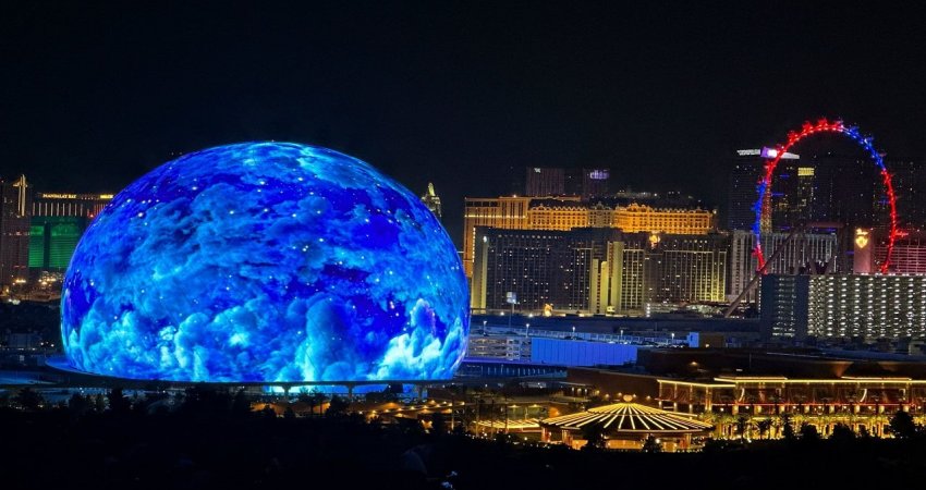 Një tjetër vepër i shtohet Las Vegasit, kjo është struktura sferike më e madhe në botë
