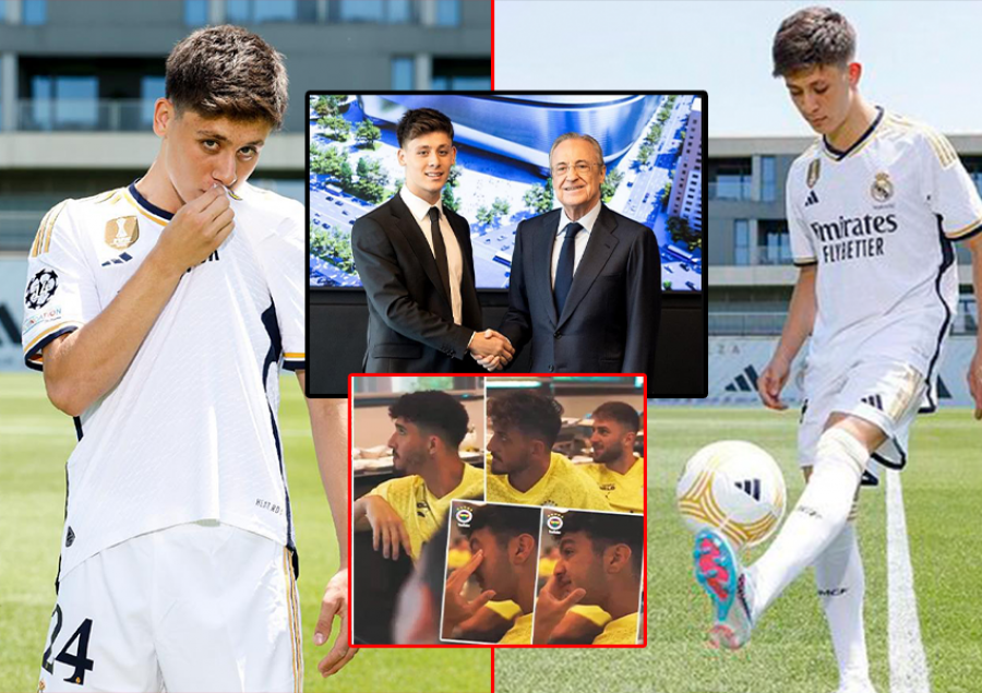 Shoku i tyre firmosi me Realin, lojtarët e Fenerbahces nuk i mbajnë dot lotët gjatë prezantimit të Guler në Madrid