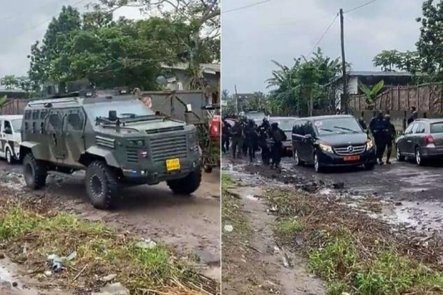 Mbappe viziton Kamerunin, ushtria dhe automjetet e blinduara dalin në rrugë